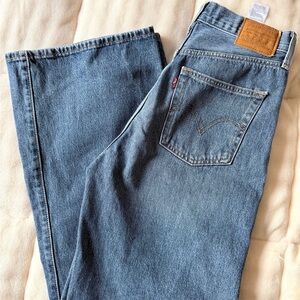 Levi's Light Blue Wide Leg Jeans